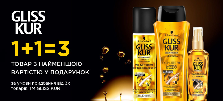 Акція від ТМ Gliss Kur